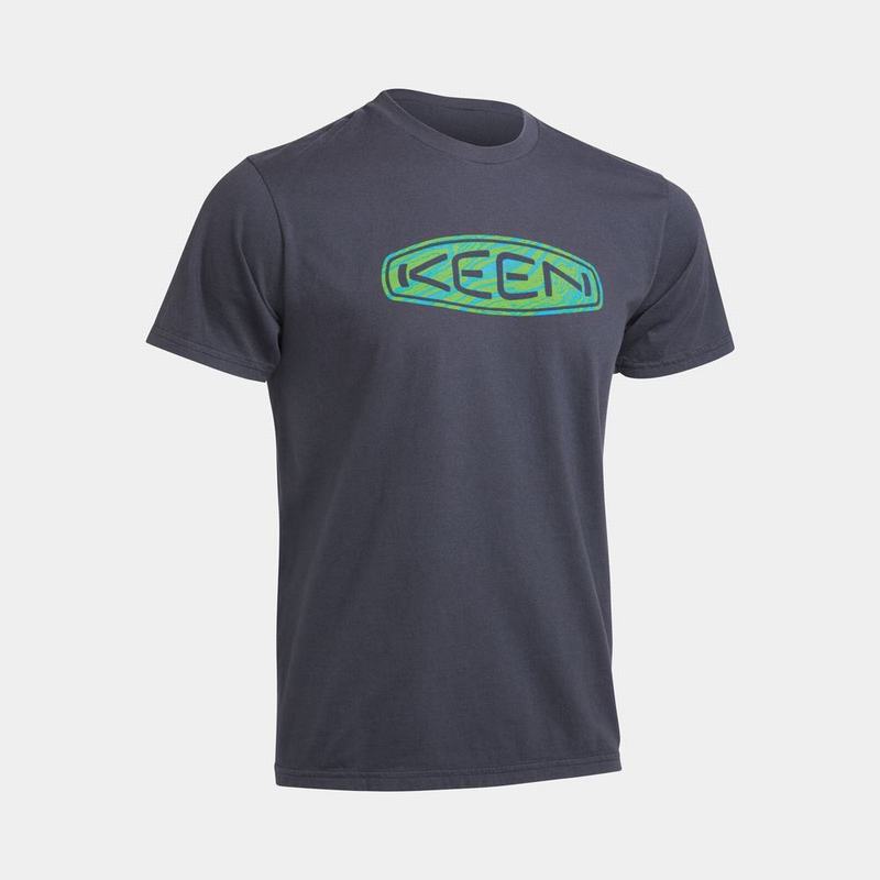 Keen アパレル | キーンジオードのロゴ Tシャツ メンズ ネイビー | 620814-IKU